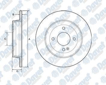 DELPHI BG4564 Fren Diski Arka Accent Blue 12> I20 14> I30 12>/Rio Iii 11> (262mm)
